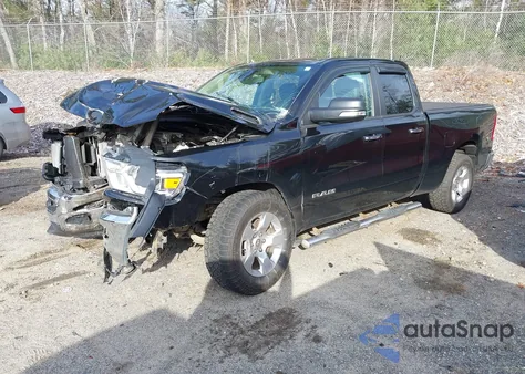 2020 Ram 1500 Big Horn 4X4 6'4 Box из США, поврежденный, VIN 1C6SRFBT4LN165220